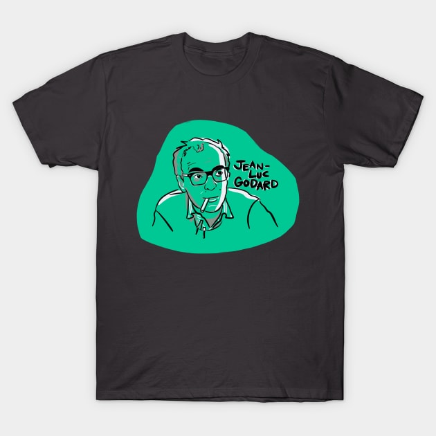 Jean-Luc Godard T-Shirt by realisateur